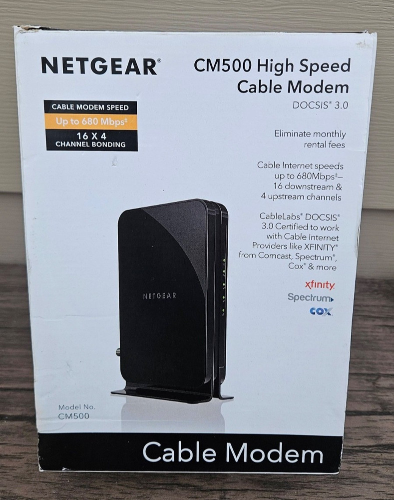 NETGEAR CM500 High Speed Cable Modem R5 1