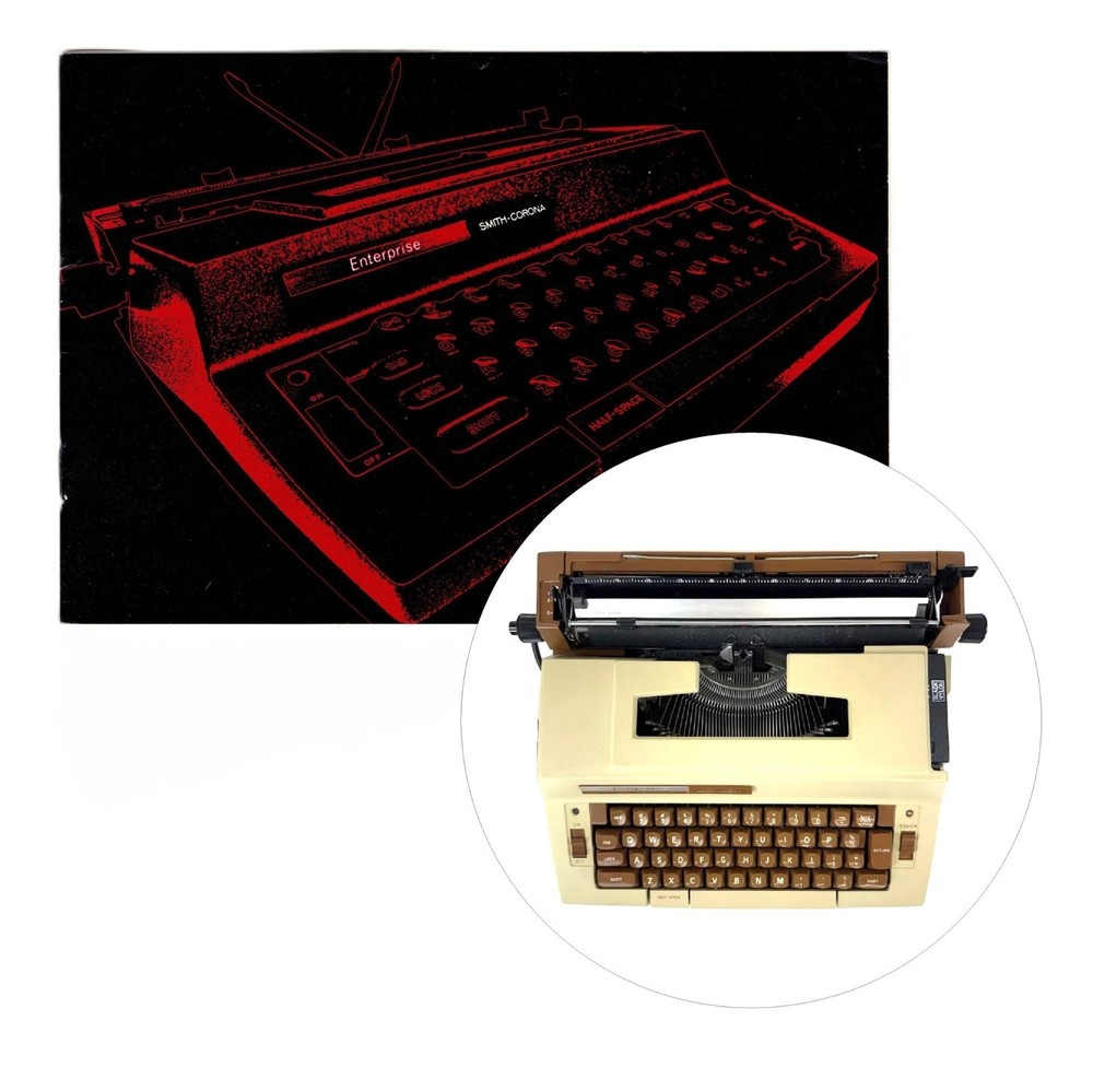 Smith Corona Enterprise Typewriter Instruction Manual User Repro Electric SCM