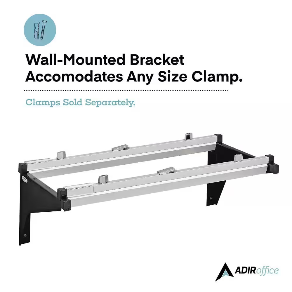 Drop Lift Blueprint Wall Rack, Black