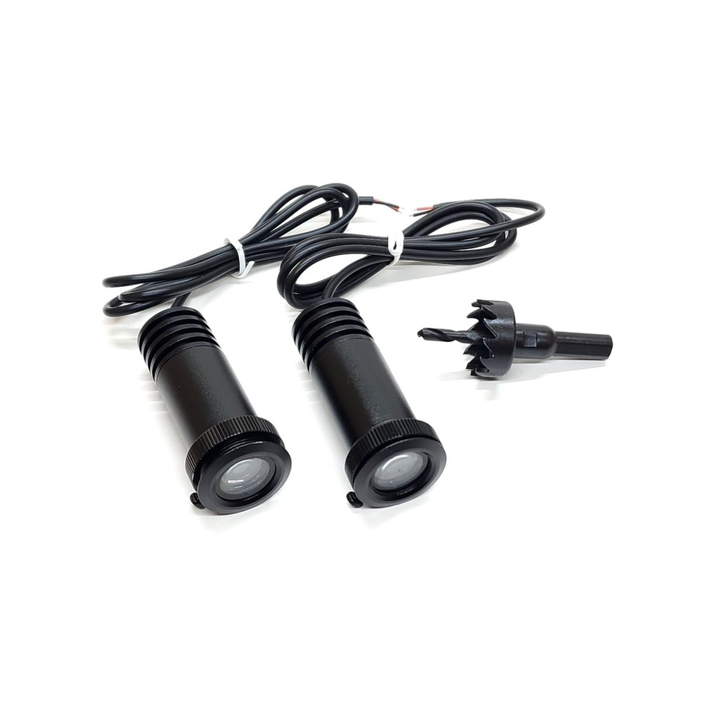 2Pcs LED Door Puddle Light Retrofit Kit for GMC Sierra