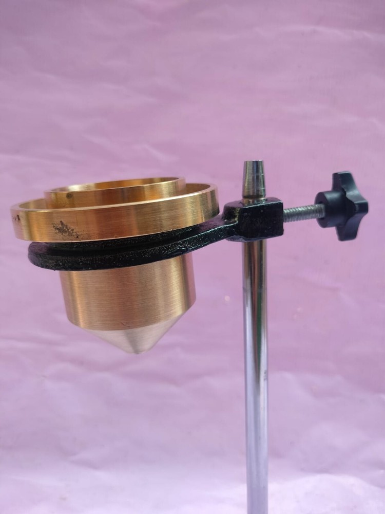 Portable Ford Cup B-4 Liquid Flow Meter Viscometer With Heavy Cast Iron Stand B8