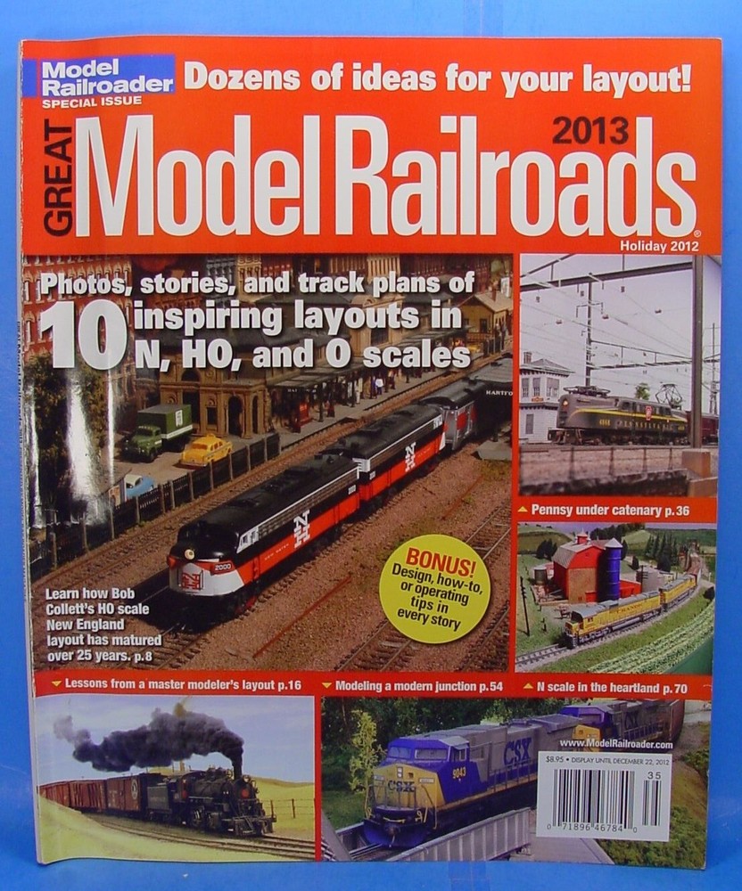 GREAT MODEL RAILROADS 2013 ,MODEL RAILROADER SPECIAL ISSUE ,10 INSPIRING LAYOUTS