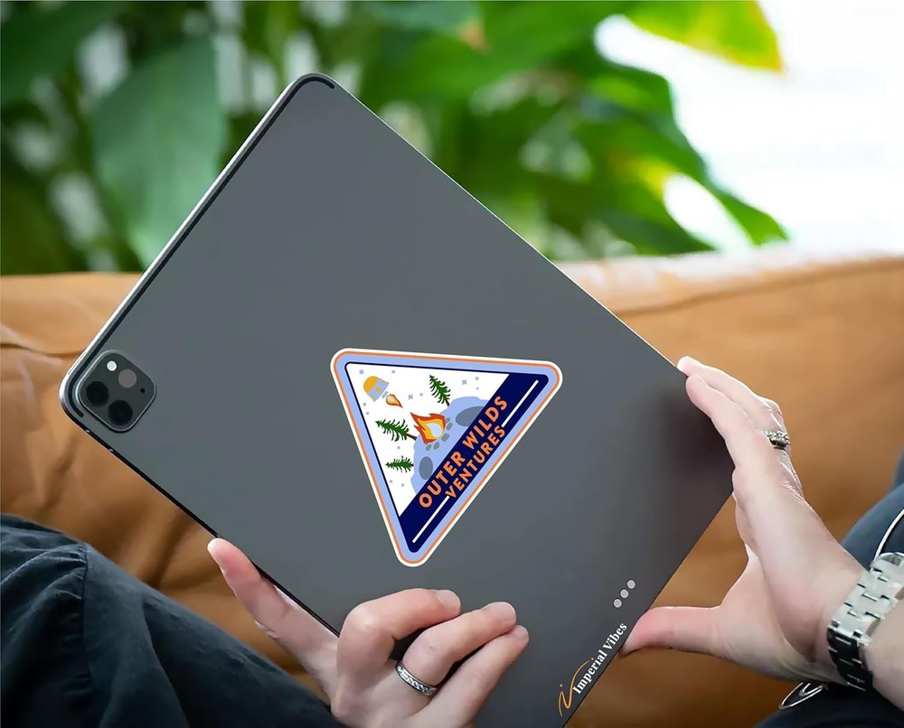 - Outer Wild Ventures - Vinyl Decal for Notebook–Waterproof Sticker for Cup –