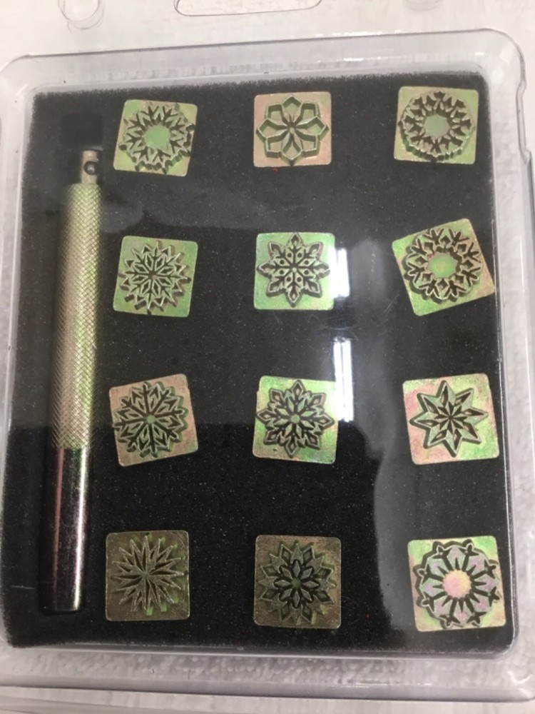 Tandy Leather Geometric Stamp Set