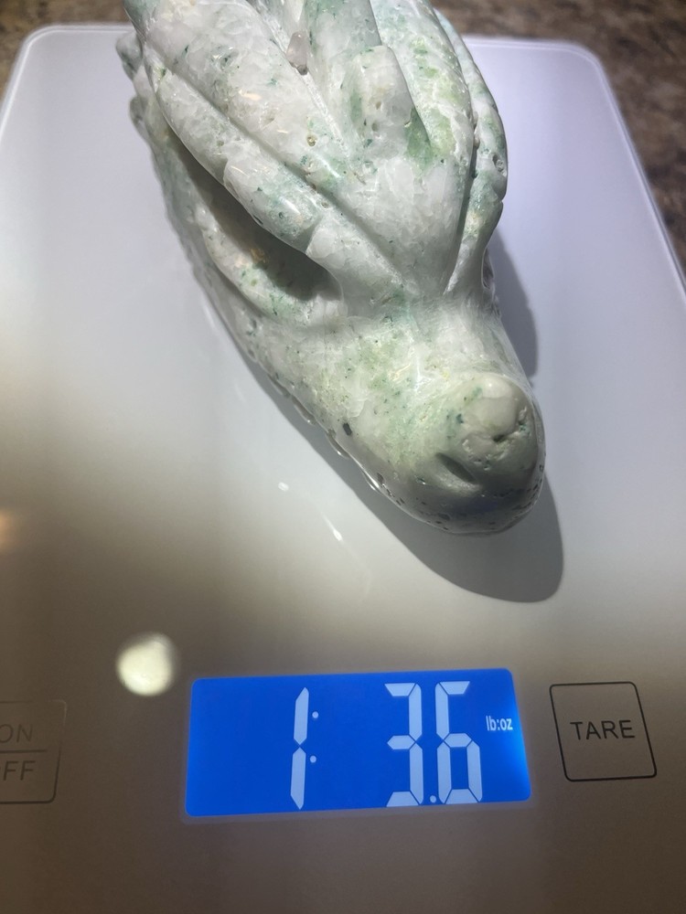 Phoenix Stone Dragon Head Carving