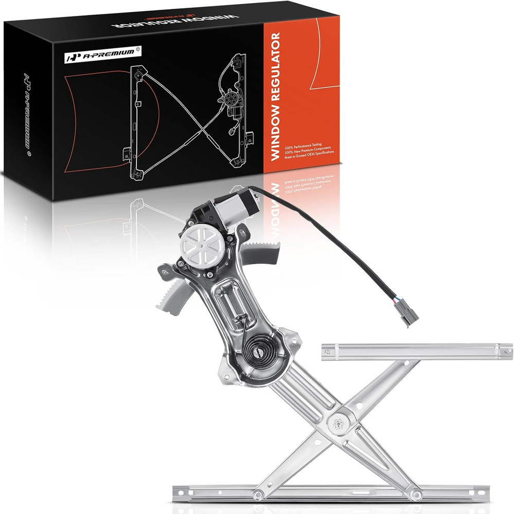 Front Left Driver Side Power Window Regulator & Motor for 1994-2004 Ford Mustang