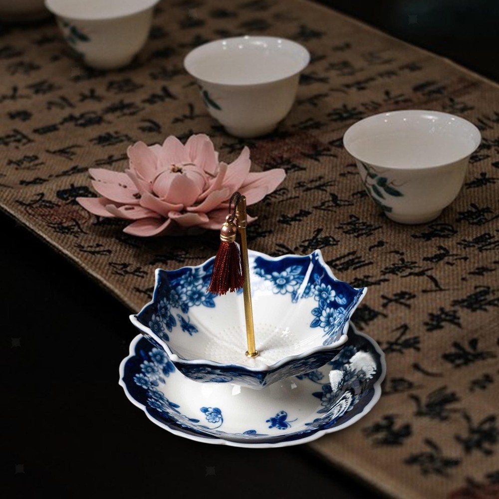 Porcelain Ceramic Tea Strainer Tea Filter Chinese Tea Maker Essential Tool Kung
