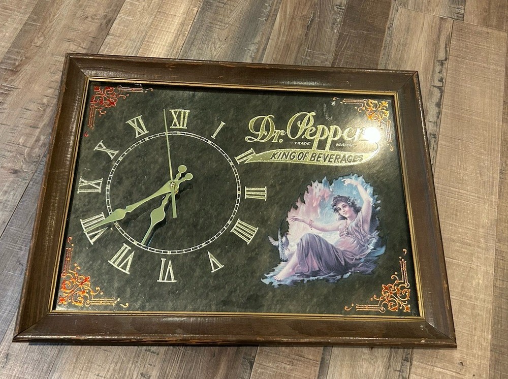 Vintage Dr Pepper Clock - Works