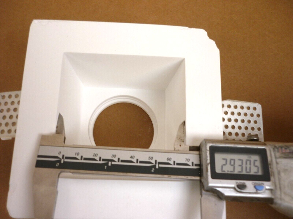 KingLed Recessed Spotlight In Square Ceramic Plaster