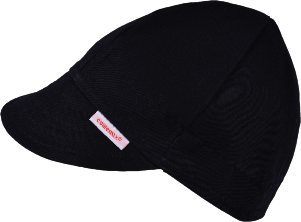 NWT Comeaux Caps Welders Welding hats solid black One Size Fits Most Reversible