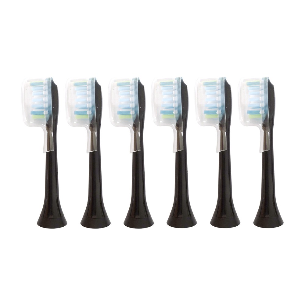 6-Pack Philips Sonicare DiamondClean C3 Premium Black Replacement Head | w/o Box