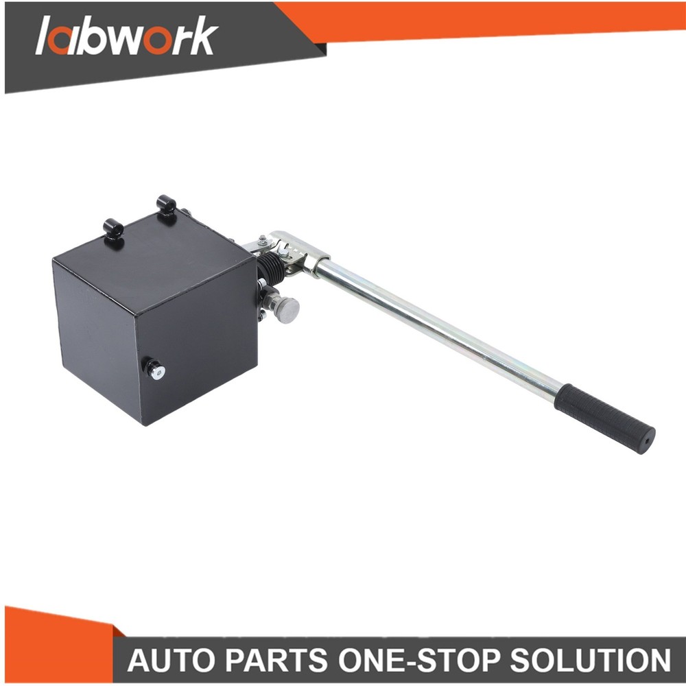 Labwork Hydraulic Piston Hand Pump 1.5CID 5 Qt w/ Release Knob Single-acting