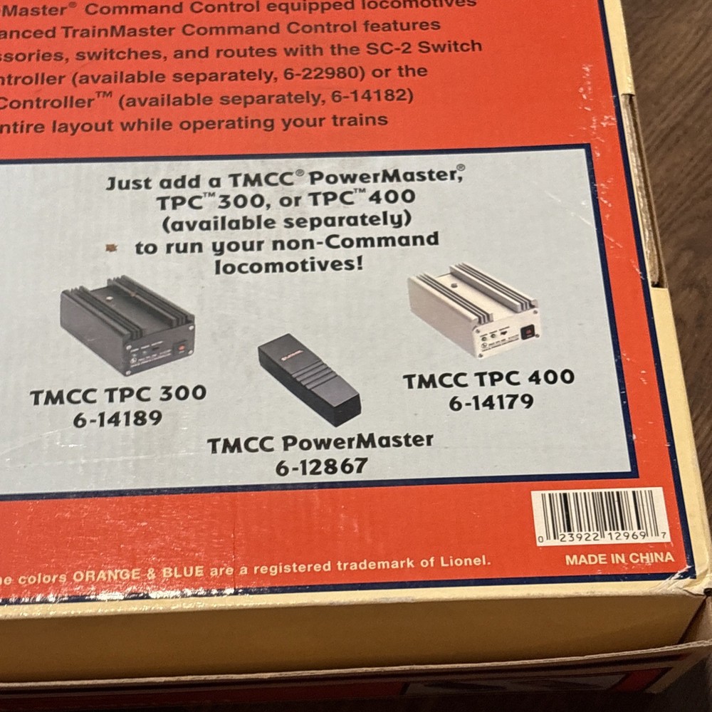 Lionel 6-12969 Trainmaster Command Set 180344 2003 Orange Boxes ONLY 6-12911