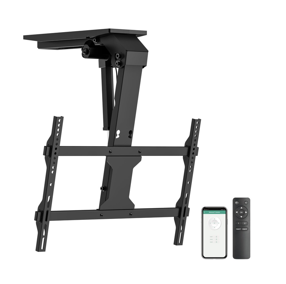 Motorized Smart Electric TV Ceiling Mount - Ceiling TV Mount Flip Down 37-75 ...