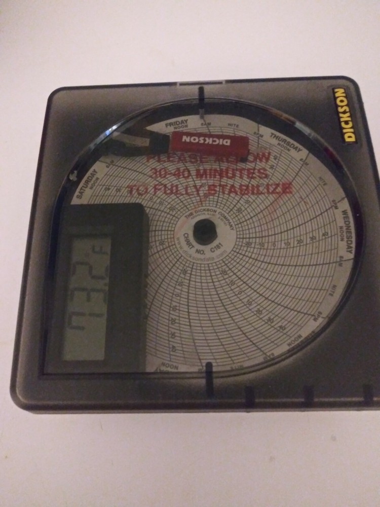 2 DICKSON SL4350 CHART RECORDERS