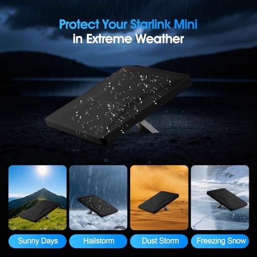 Shockproof & Scratch-Resistant Starlink Mini Case - Liquid Silicone Black