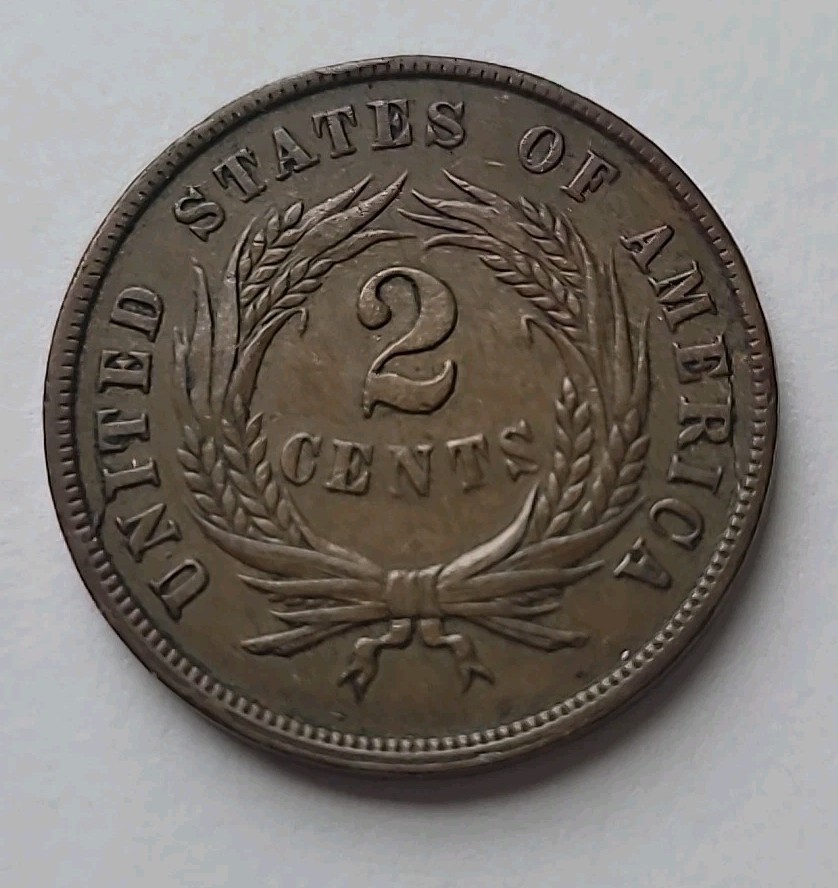 1865 2 CENT PIECE BEAUTIFUL COIN!!
