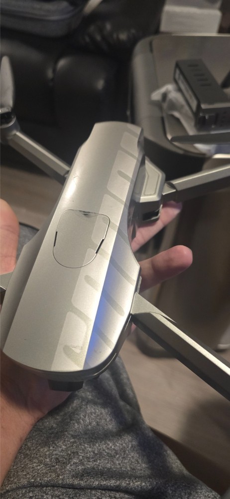 10” Foldable Quadcopter Drone + Remote + 2 Batteries | Untested As-Is | Powers O