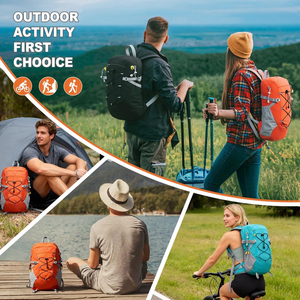 20L Hiking Backpack Lightweight Packable Hiking Daypack, Foldable Small Trave...