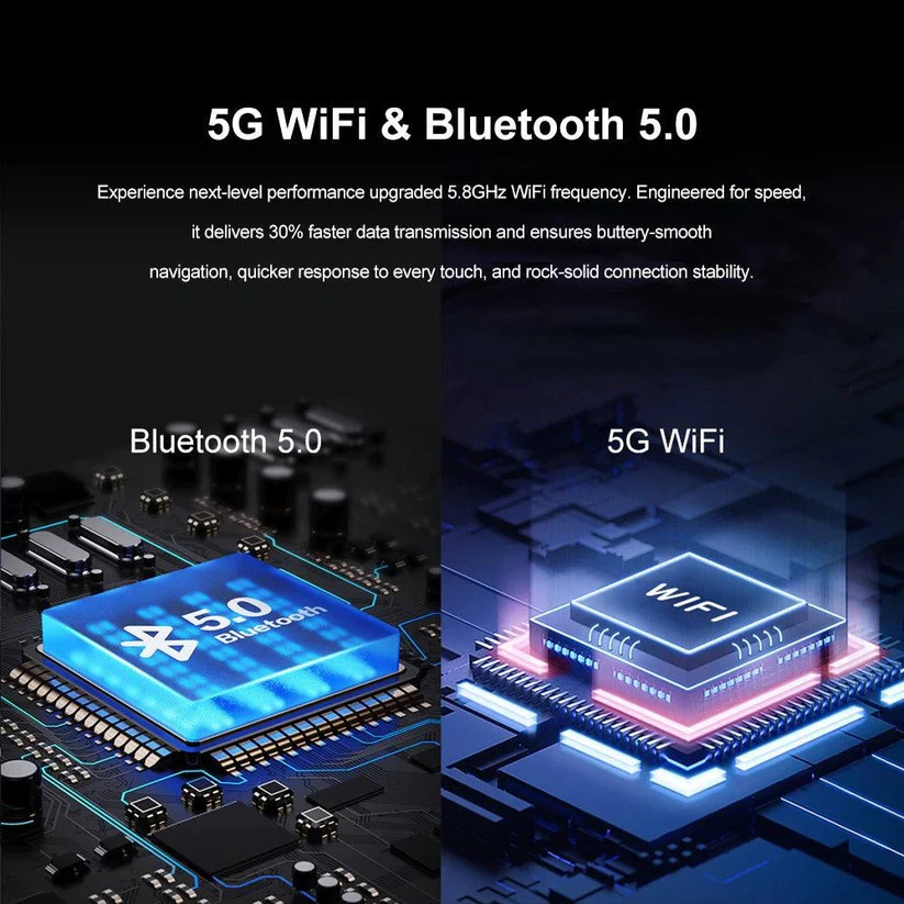 2 in 1 USB Mini Android Auto CarPlay Wireless Adapter Dongle Smart Box Bluetooth