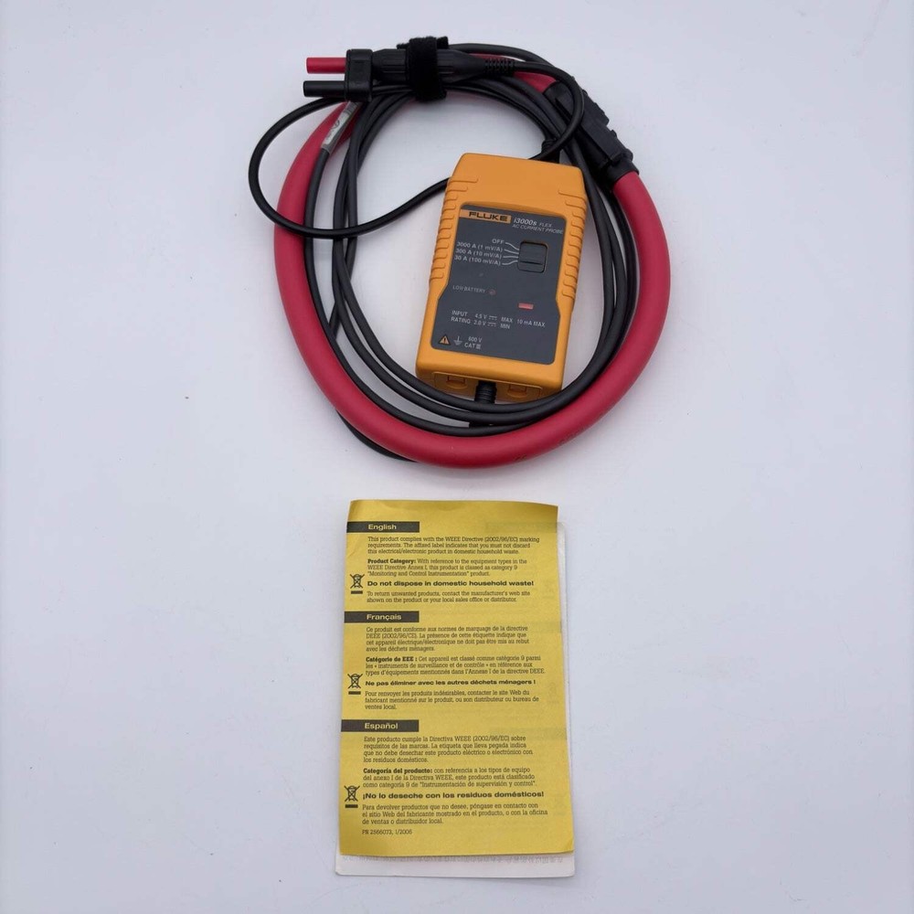 Fluke i3000s Flex-24 Flexible AC Current Probe