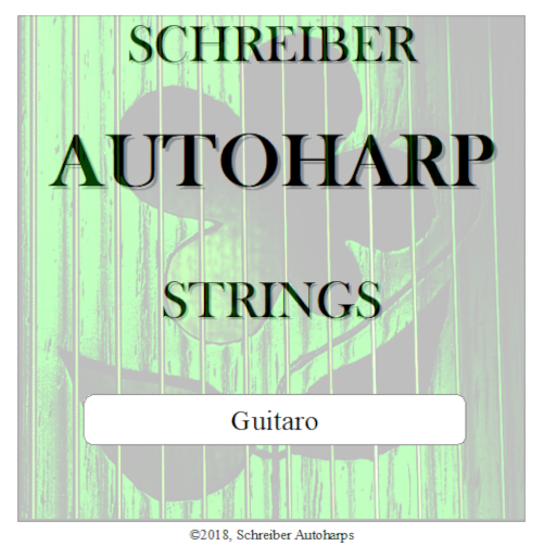 Autoharp String Set for Oscar Schmidt Guitaro