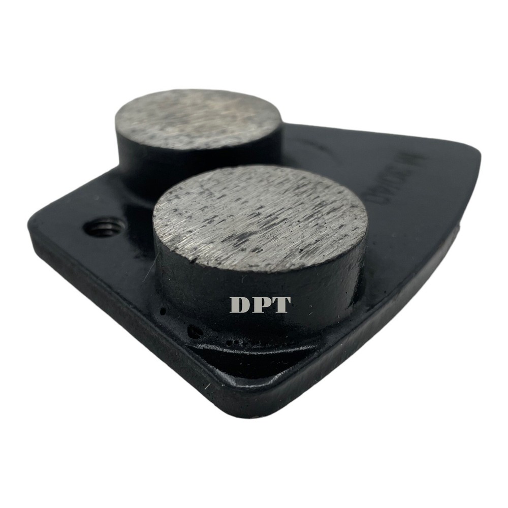 6 Pack Trapezoid Grinder Discs for Bolt-on Concrete Grinders Hard Bond 30 Grit