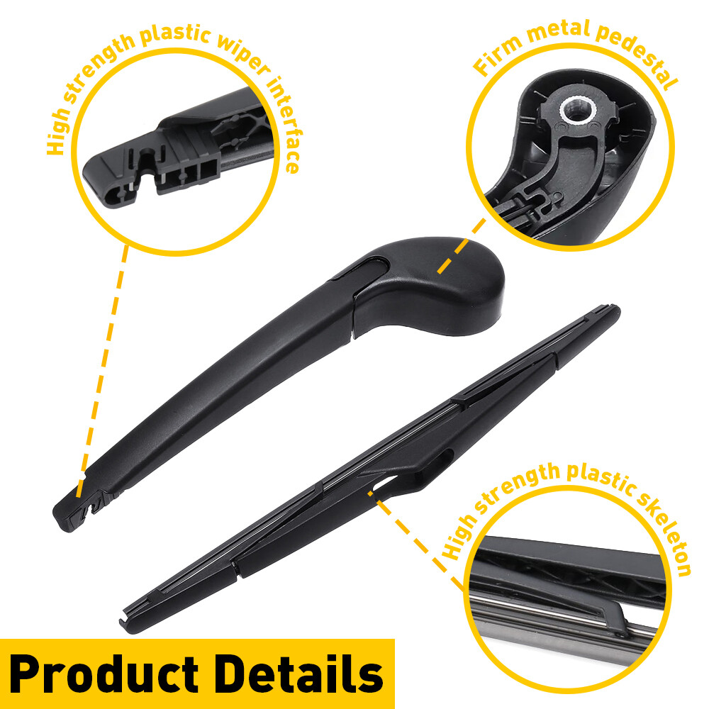 Rear Wiper Arm Blade For Ford 2012-2018 Focus hatchback Back Windshield Wiper EA