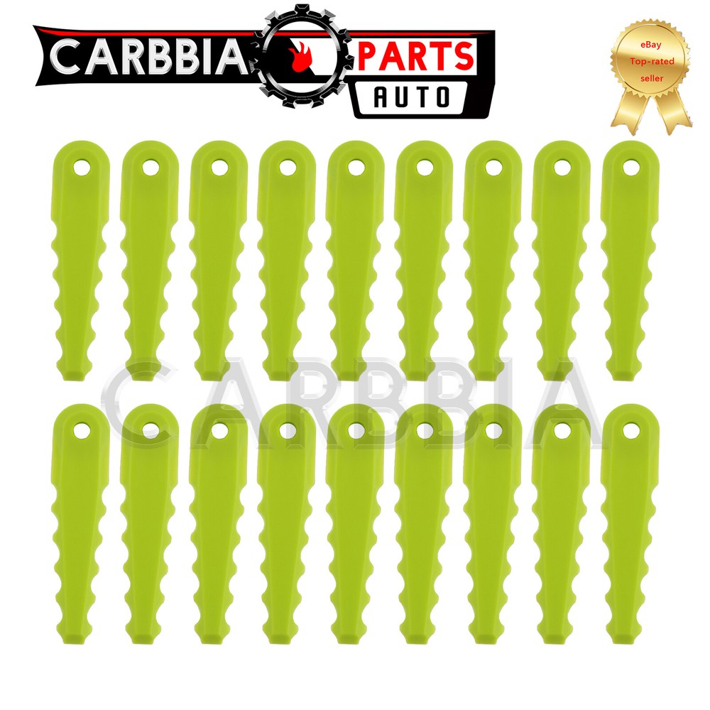 18Pack For RYOBI AC052N1 Replacement Fixed Blades Serrated 2-in-1 String Head