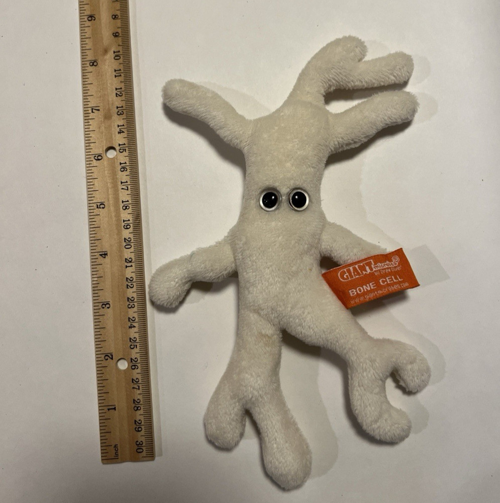 GIANT MICROBES WHITE BONE CELL 8" PLUSH
