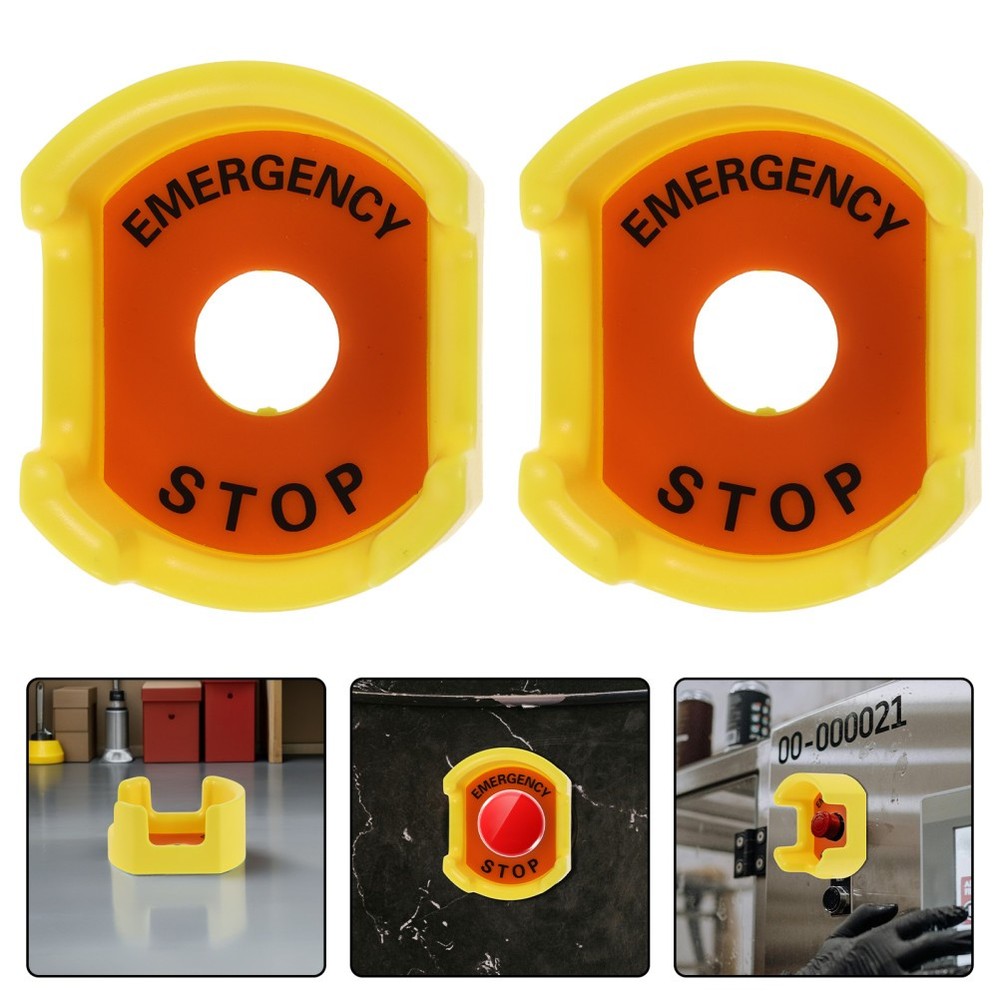 4 Pcs Industrial Button Cover Emergency Protector Stop Protective