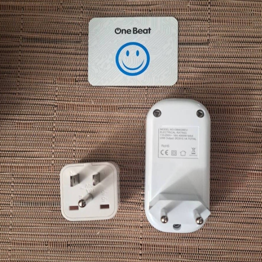 2 Piece European Travel Adapter