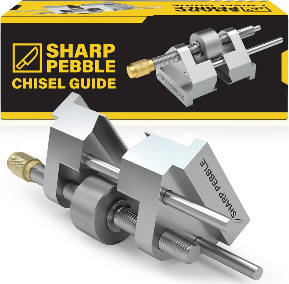 Sharp Pebble Honing Guide - Chisel & Plane Sharpening Jig - Fits Chisels 0.25' t