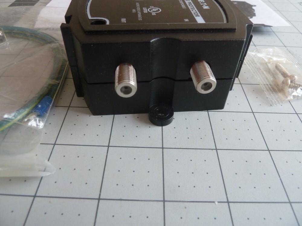 Eaton CHSPCABLE Surge Protection Protects 2 Quad Shield Cables - NEW