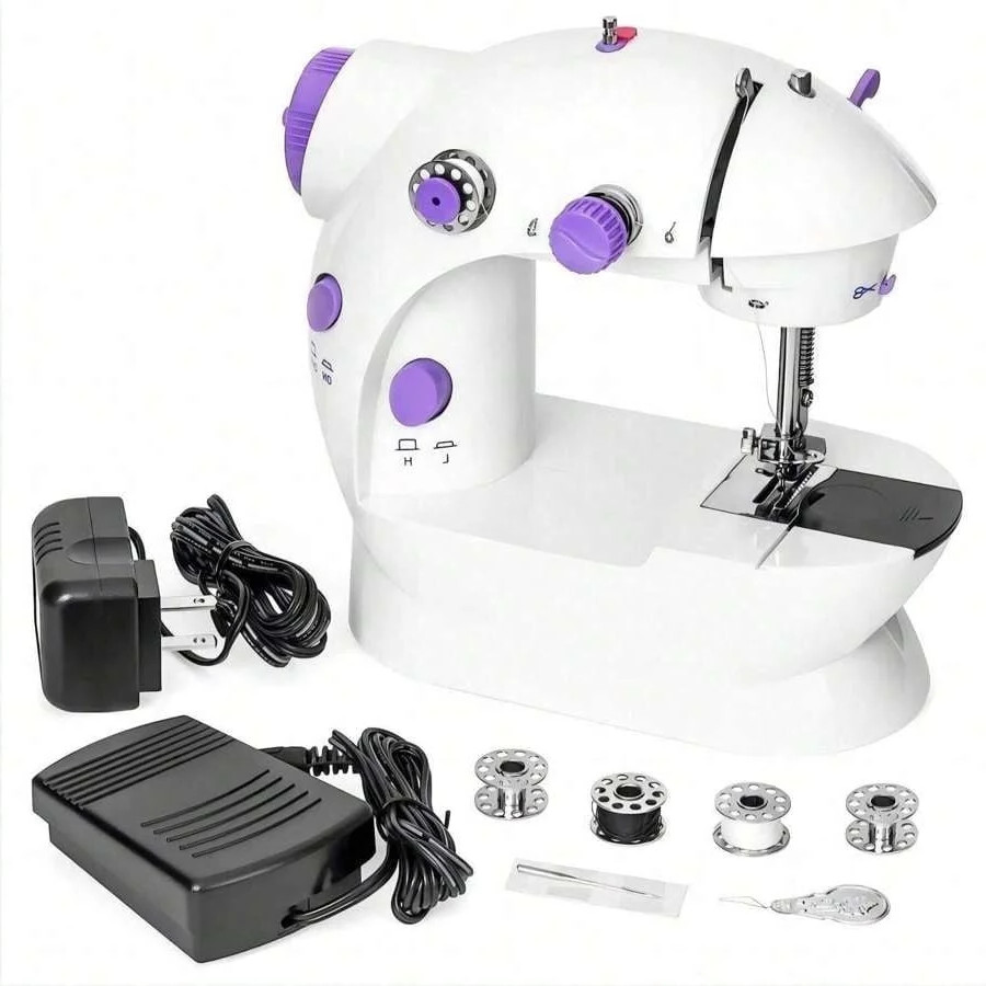 MINI ELECTRIC SEWING MACHINE 2 Speed Portable Handheld Beginners Kids