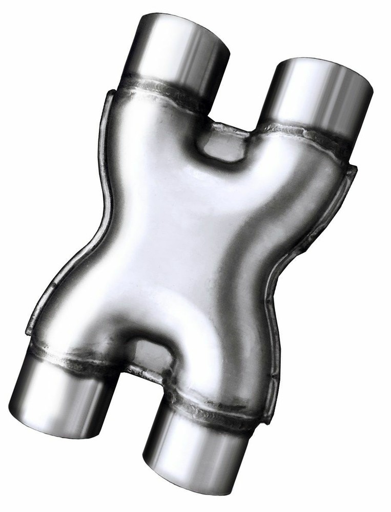 UNIVERSAL FABRICATION CUSTOM EXHAUST X PIPE 2.5" 2-1/2