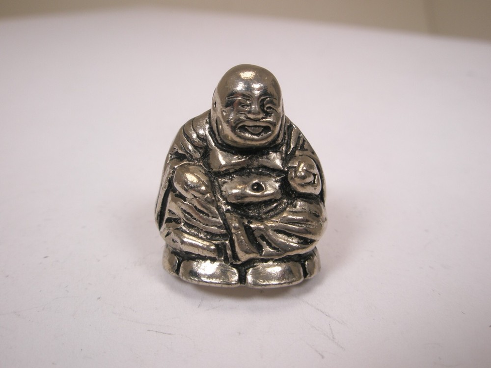 Buddha Statue SINGLE  Vintage Cuff Link replacement lost/broken zm28