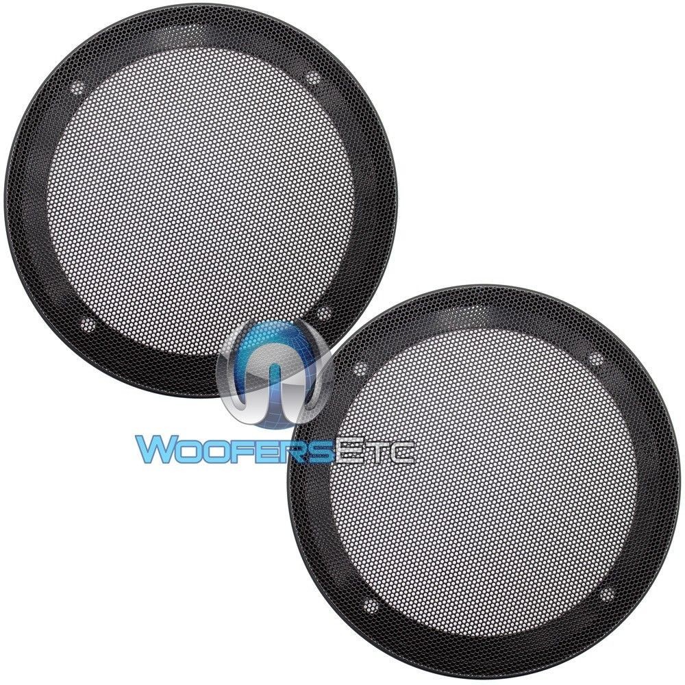 (2) UNIVERSAL 6.5" SPEAKER COAXIAL COMPONENT PROTECTIVE GRILLS COVERS NEW PAIR
