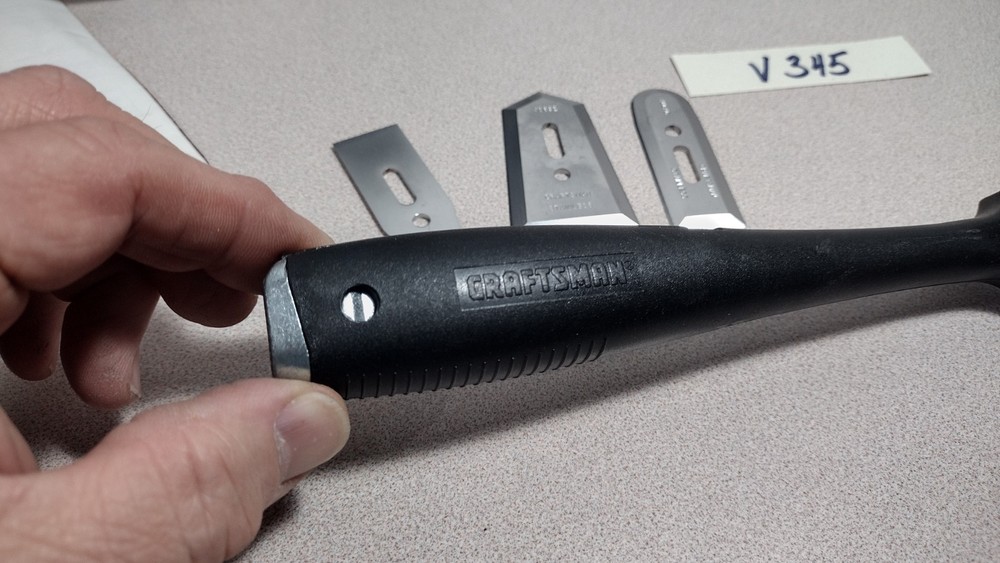 Craftsman Handi-Scraper 940690 Utility Scraper Handle, 3 Blades & Instructions (