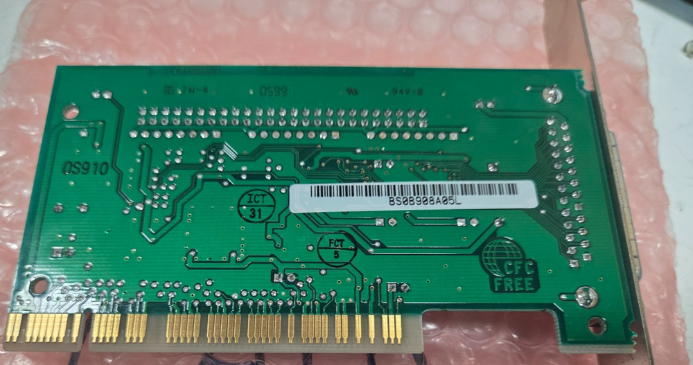 Adaptec AVA-2906 PCI-X SCSI Controller Card Used