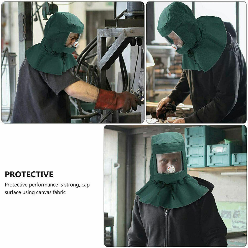 Sand Blasting Hood Abrasive Sandblaster Wind Dust anti Tool Useful Tool Sandblas