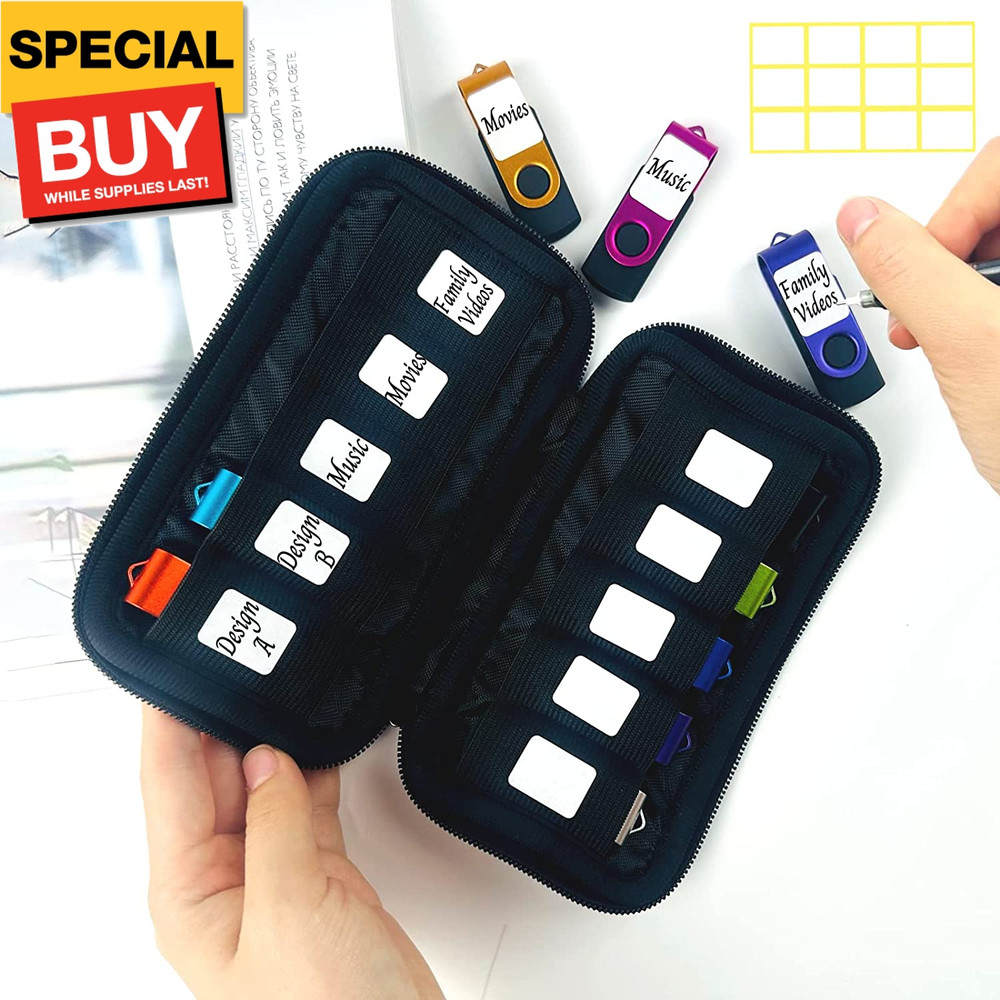 Flash Drive Case USB Storage Case USB Holder Storage Bag, Electronic Accessorie
