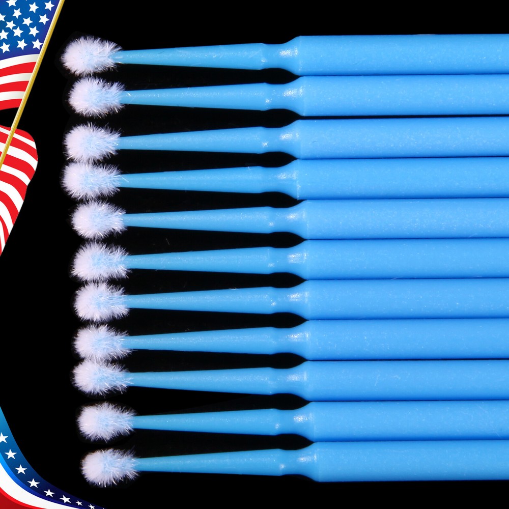 Dental Micro Brush Disposable Materials Tooth Applicators Regular Blue 2.5mm