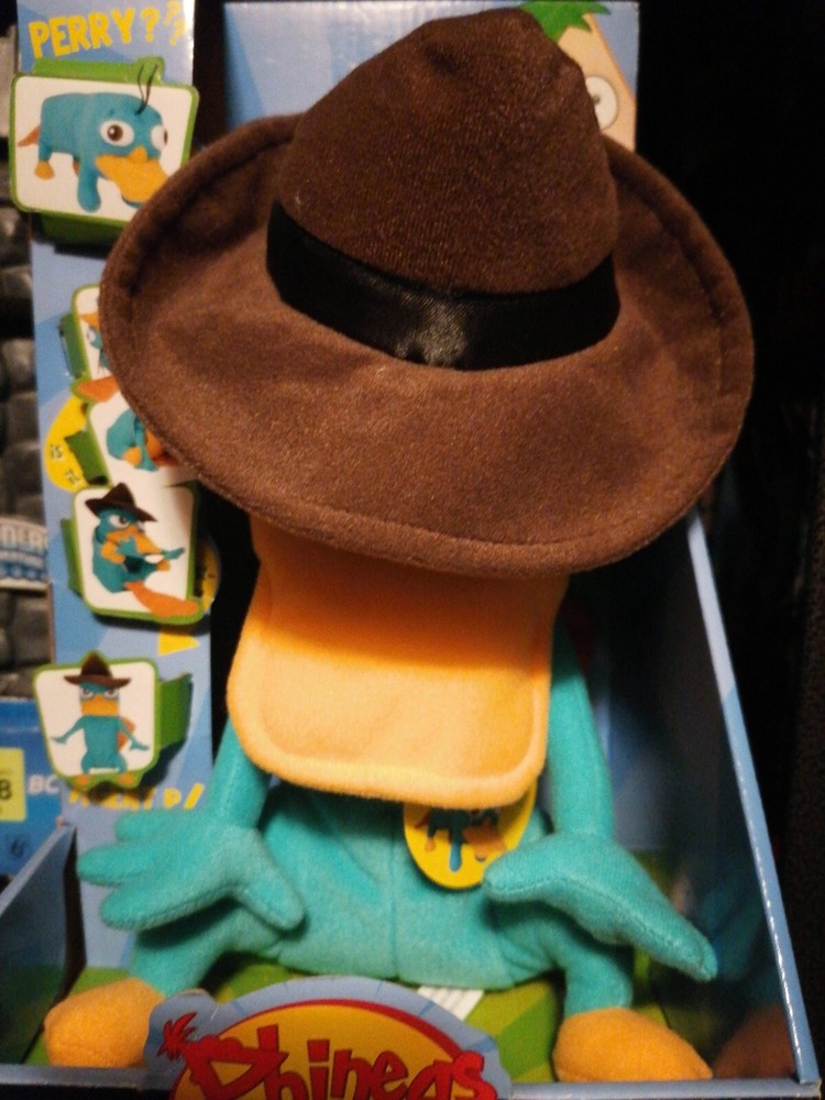 Pacific JAKKS Plush Stuffed Toy TRANSFORMING PERRY