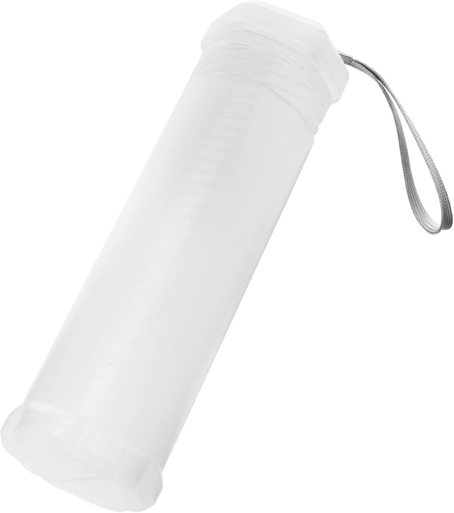 QWORK Extendable Artist Storage Tube - Durable Plastic, 2 Pack 2 Pack, Clear
