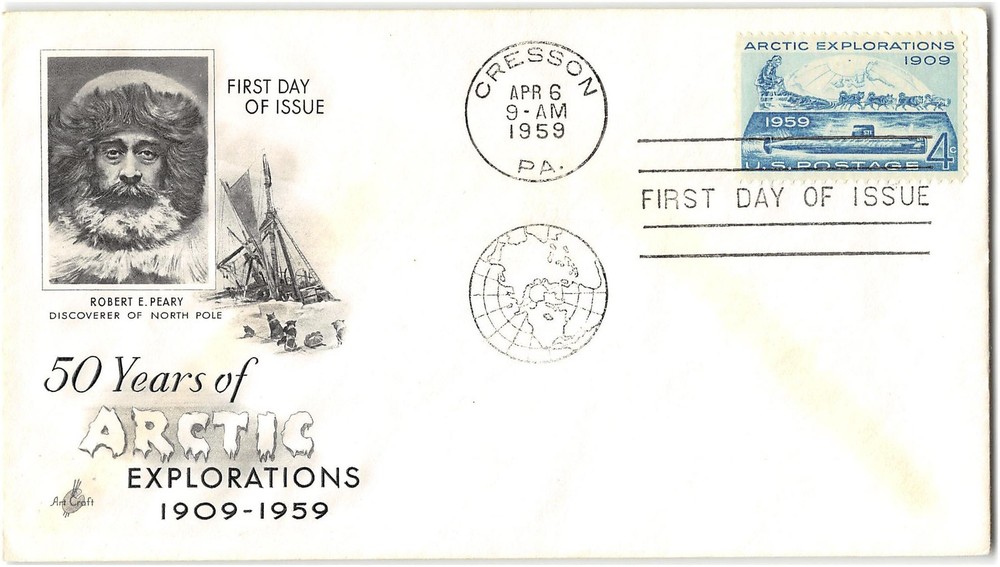 US #1128 First Day Cover (FDC), 1959