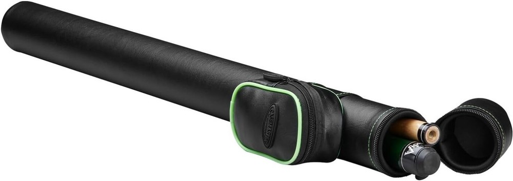 Elegant Q-Vault Supreme Hard Case for 2-Piece Pool Cue - Adjustable Strap