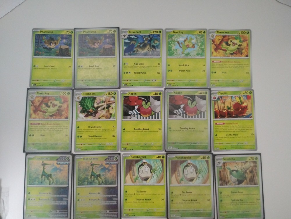 POKÉMON TCG Twilight Masquerade Partial Base Set + Reverse-holos + Ex + 4 FA