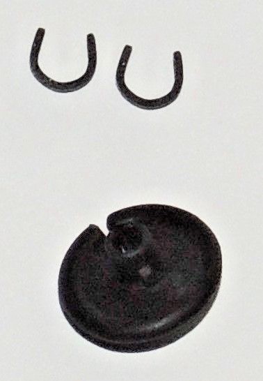 2 PC Super FLEXIBLE KISSER BUTTONS W/ Clips Archery Bow String Bowstring F/SH