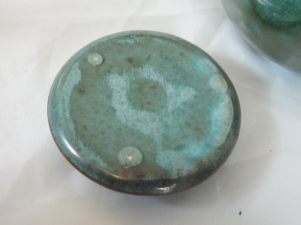 Vintage 2 American Studios Pottery Vases and a Jar